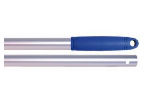 Aluminiumstiel mit Softgrip | 140 cm | Blau | 1 Stück Aluminiumstiel mit Softgrip | 140 cm | Blau | 1 Stück