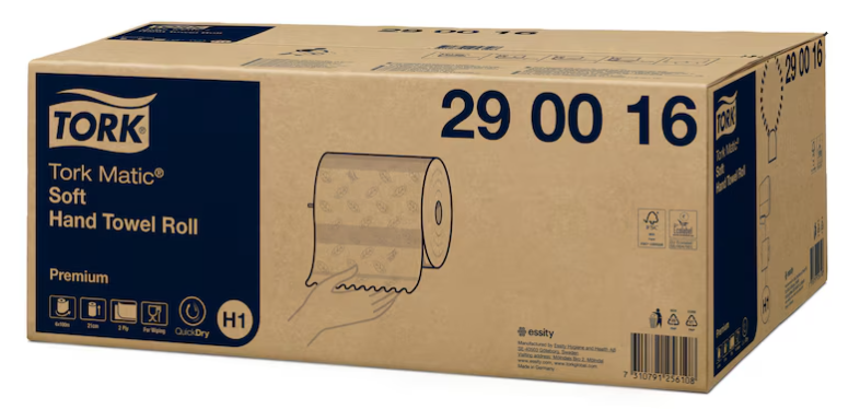 Tork Matic Premium Rollenhandtuch Soft H1 | 6 Rollen