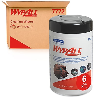 Wypall Reinigungstücher feucht | 27 x 27 cm | Box à 50 Tücher Wypall Reinigungstücher feucht | 27 x 27 cm | Box à 50 Tücher