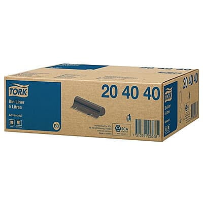 Tork Kehrichtsack 5 l | ohne OKS B3 | Rolle à 50 Säcke | schwarz Tork Kehrichtsack 5 l | ohne OKS B3 | Rolle à 50 Säcke | schwarz