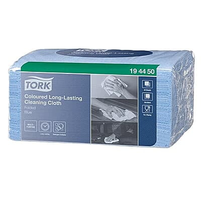 Tork Premium langlebige Reinigungstücher | W8 System | 1-lagig | blau Tork Premium langlebige Reinigungstücher | W8 System | 1-lagig | blau