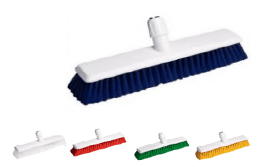 Hygiene Besen - weich | 40 cm | Farbcodiert | Gewinde DIN | 1 Stück