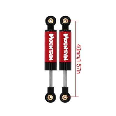 1 Pair 40mm Internally Sprung Shock Absorbers 1:24 1 Pair 40mm Internally Sprung Shock Absorbers 1:24
