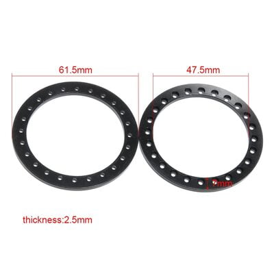 2.2" Aluminium Beadlock Rings Black Blue Green Orange Red Silver 2.2" Aluminium Beadlock Rings Black Blue Green Orange Red Silver
