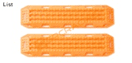 Hard Plastic Recover Ramps/Sand Board #OrangeMPN：G288YMaterial：PC plasticFor：All 1/10 1/8 RC cars