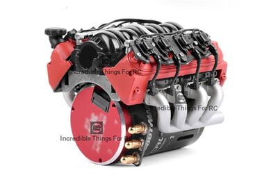 Scale Motor Cover Fan Cooling V8 TRX4 TRX6 AXIAL SCX10 90046 VS4 Scale Motor Cover Fan Cooling V8 TRX4 TRX6 AXIAL SCX10 90046 VS4
