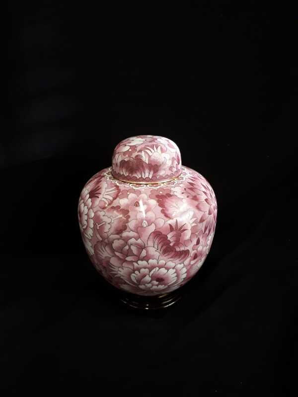 Cloisonne Urn rose Cloisonne Urn rose