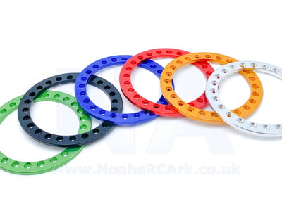 2.2" Aluminium Beadlock Rings Black Blue Green Orange Red Silver 2.2" Aluminium Beadlock Rings Black Blue Green Orange Red Silver