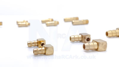 1 Pair Brass Threaded Nipples 1 Pair Brass Threaded Nipples