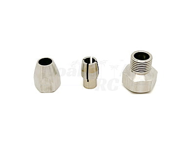 Stainless Motor Flexi Coupling[M8 x 6.35mm (¼") CW (RH)]