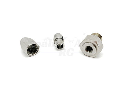 Stainless Motor Flexi Coupling[M8 x 6.35mm (¼") CW (RH)]
