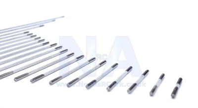 1 Pair of Stainless Pushrods M2/M3 1 Pair of Stainless Pushrods M2/M3