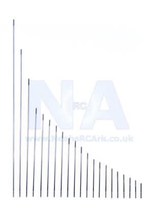 1 Pair of Stainless Pushrods M2/M3 1 Pair of Stainless Pushrods M2/M3