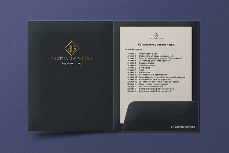 Verwerkersovereenkomst Verwerkersovereenkomst