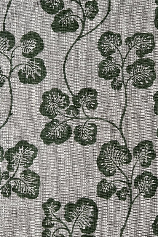 Cabbage Check Fabric - Green