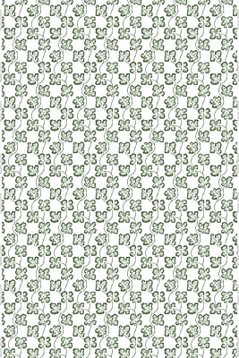 Cabbage Check Fabric - Green
