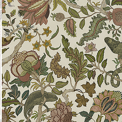 Chameleon Trail Fabric - Dusty Pinks and Olive Chameleon Trail Fabric - Dusty Pinks and Olive