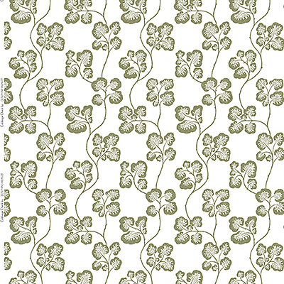 Cabbage Check Fabric - Olive Cabbage Check Fabric - Olive