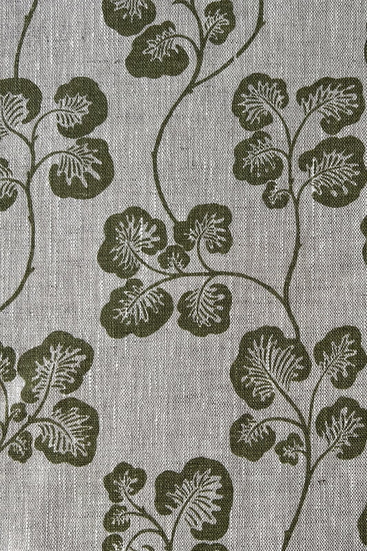 Cabbage Check Fabric - Olive Cabbage Check Fabric - Olive