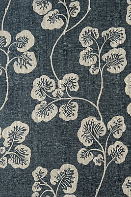Cabbage Check Fabric - Dark Blue Cabbage Check Fabric - Dark Blue