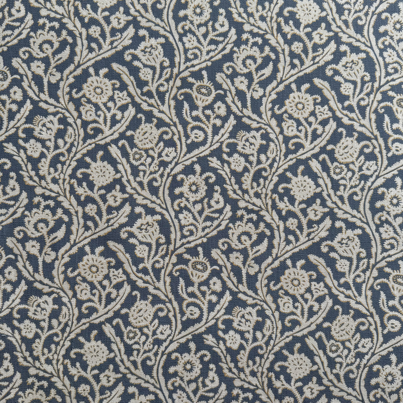 Letti - Navy and Mustard - Heavy Linen