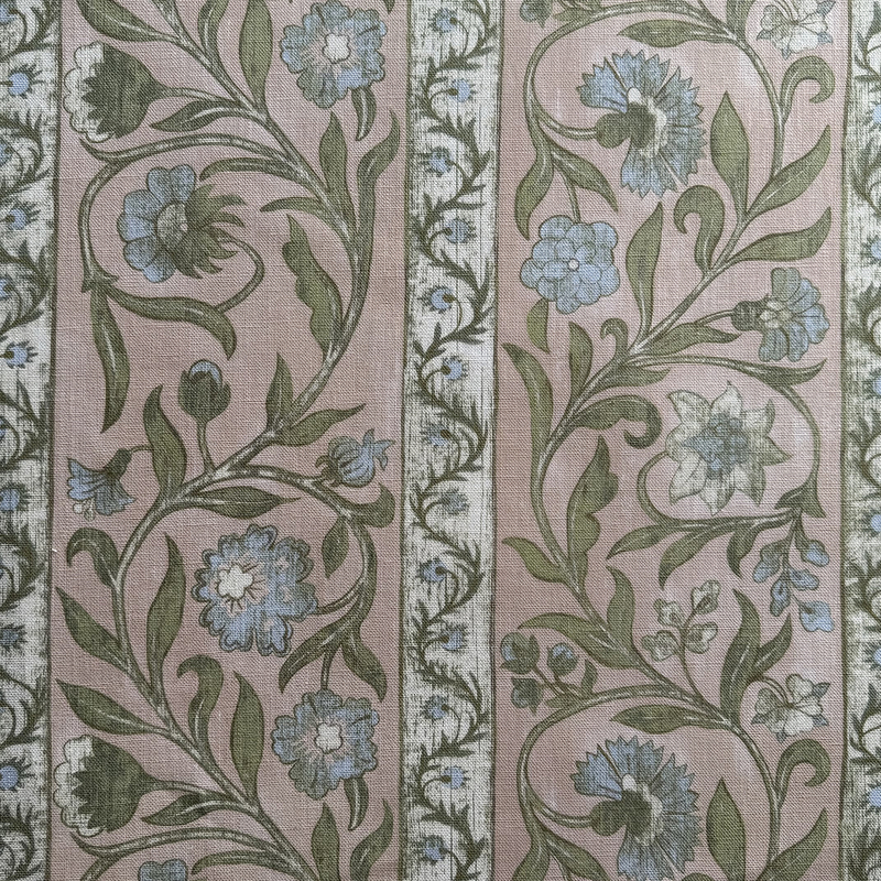 Potter Stripe - Plaster Pink - Heavy Linen Potter Stripe - Plaster Pink - Heavy Linen