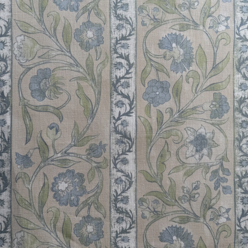 Potter Stripe - Stone - Heavy Linen