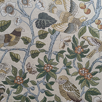 Noise Next Door - Cream - Cotton Heavy Linen Natural