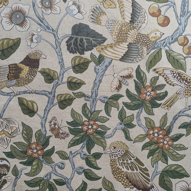 Noise Next Door - Cream - Cotton Heavy Linen Natural