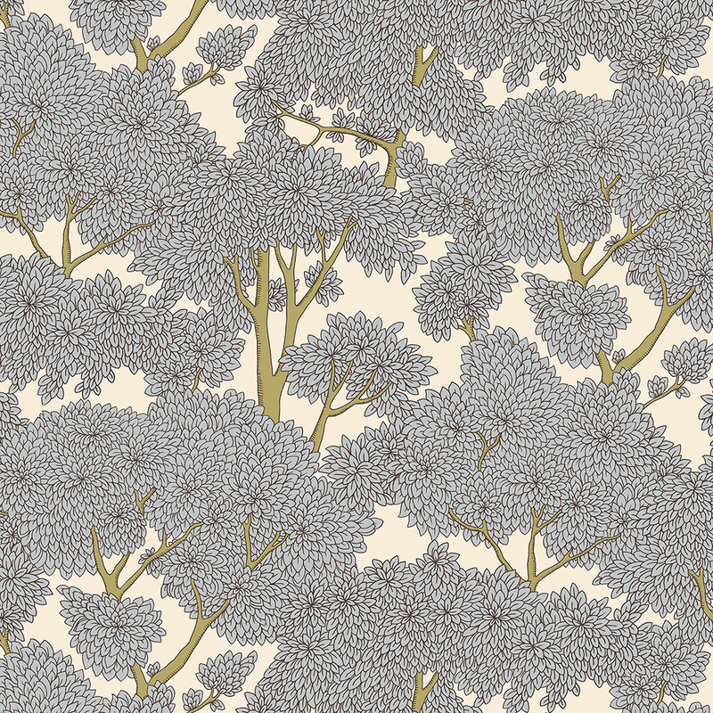 Stockend Woods Wallpaper - Salt Ridge and Barton Blue Stockend Woods Wallpaper - Salt Ridge and Barton Blue