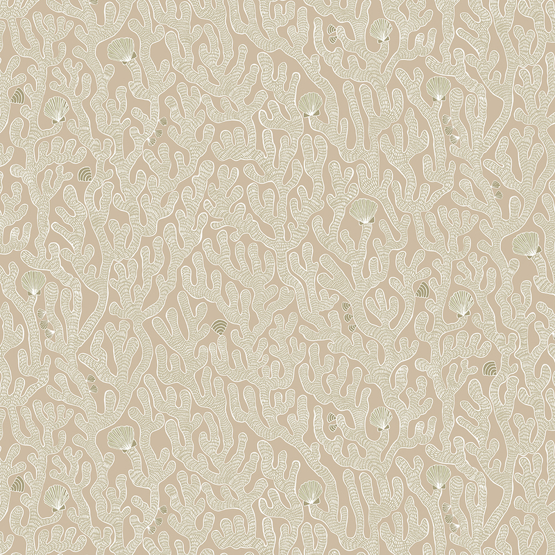 Coral Wallpaper - Edge Sand