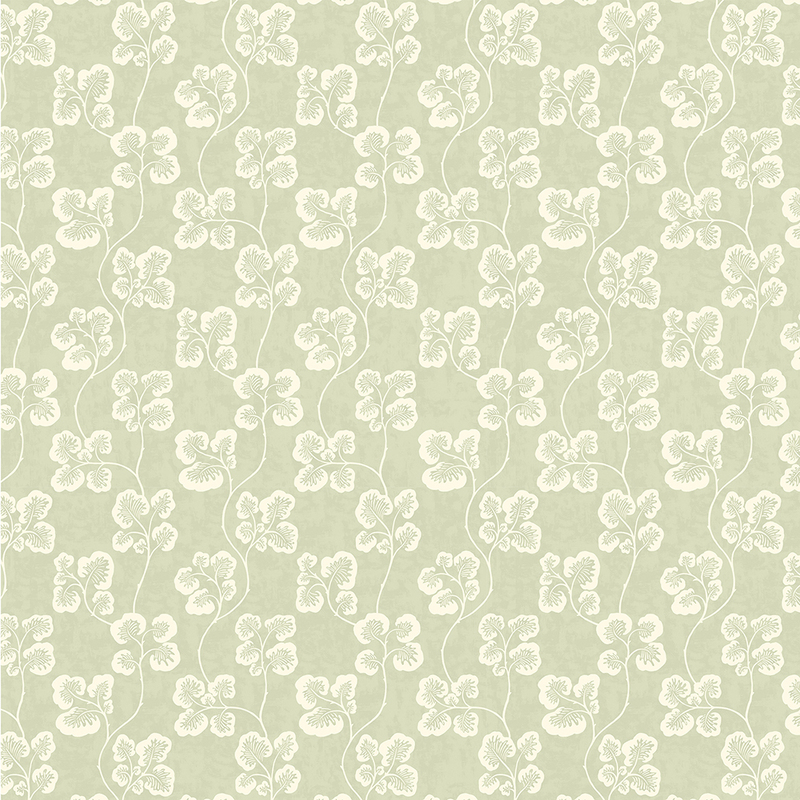 Cabbage Check Wallpaper - Willow and Clarke White