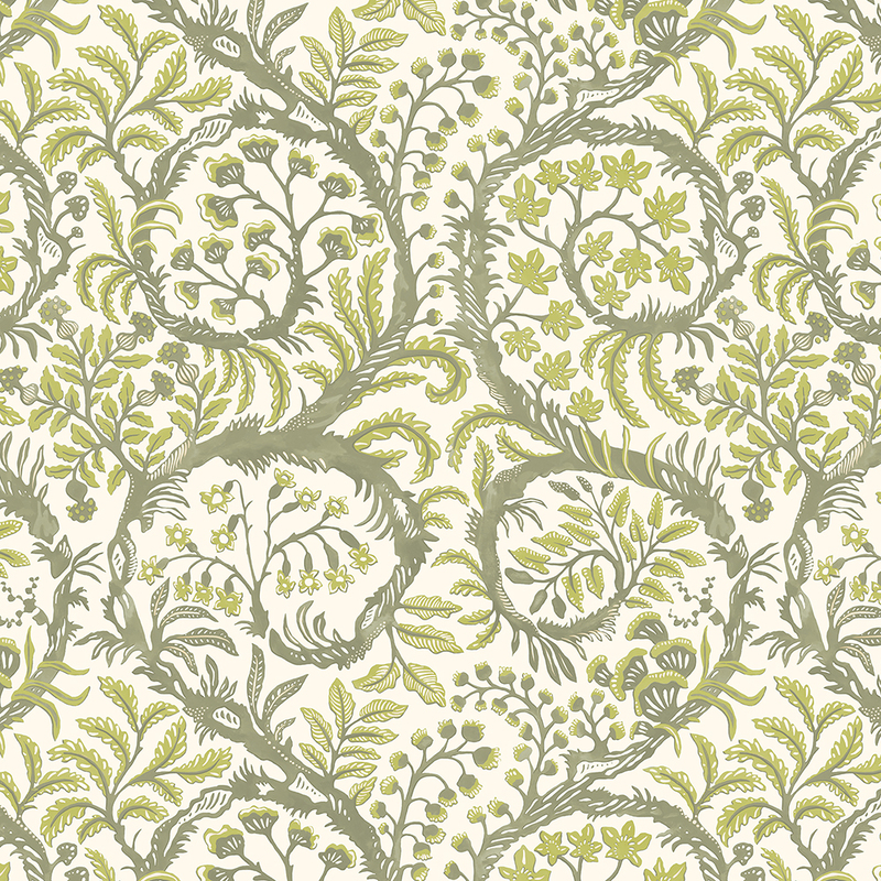 Butterrow Wallpaper - Green