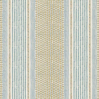 Rita Stripe Wallpaper - Lemon and Light Blue Rita Stripe Wallpaper - Lemon and Light Blue