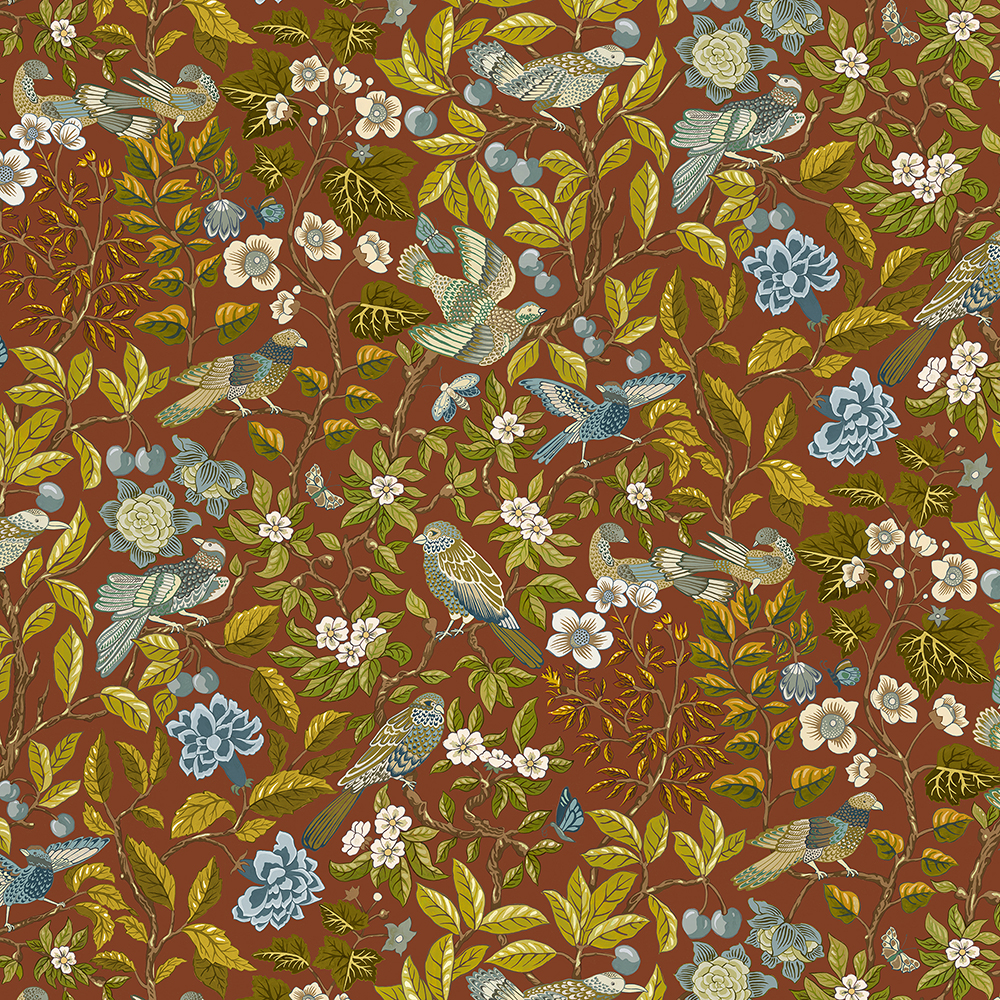 Noise Nextdoor - Brown - Wallpaper