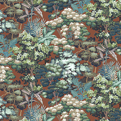 Canopia - Red and Green - Wallpaper