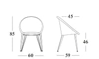 Jack Dining Chair Oak Base Jack Dining Chair Oak Base