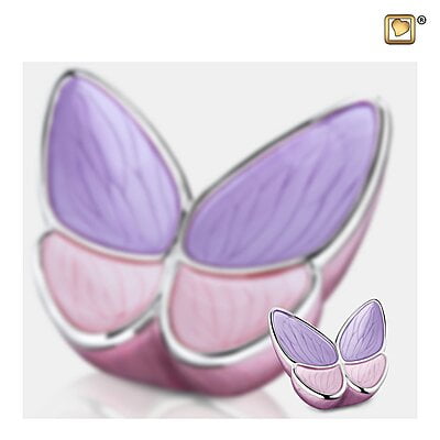 Mini Messing Urn Vlinder Zacht Roze Mini Messing Urn Vlinder Zacht Roze