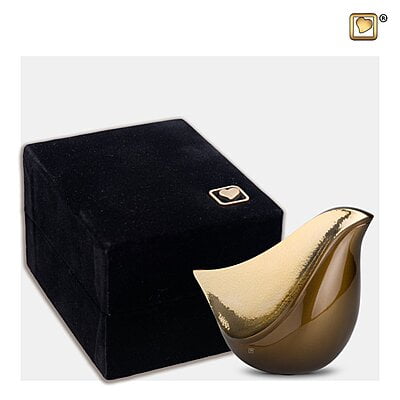 Mini Love Bird Urn Bruin Mini Love Bird Urn Bruin