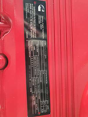 46654344 KOMATSU SAA6D114E-6 CUMMINS QSL9 CPL 0422 CM850 (CM 2850) HP 280 - complete engine 46654344 KOMATSU SAA6D114E-6 CUMMINS QSL9 CPL 0422 CM850 (CM 2850) HP 280 - complete engine