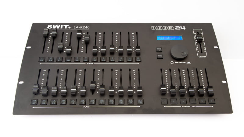 LA-R240 | 24-Channel Cascadable DMX Light Console LA-R240 | 24-Channel Cascadable DMX Light Console