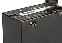 LB-SF65C | 75Wh/10.4Ah USB-C NP-F-type DV battery with 12V D-tap, Sony L-series compatible LB-SF65C | 75Wh/10.4Ah USB-C NP-F-type DV battery with 12V D-tap, Sony L-series compatible