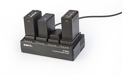 LC-D421D KIT | 4-CH DV charger with 4x Panasonic VBD/VBR/CGA style plates LC-D421D KIT | 4-CH DV charger with 4x Panasonic VBD/VBR/CGA style plates