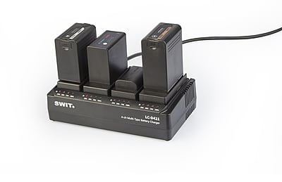 LC-D421E KIT | 4-CH DV charger with 4x Cannon LP-E style plates LC-D421E KIT | 4-CH DV charger with 4x Cannon LP-E style plates