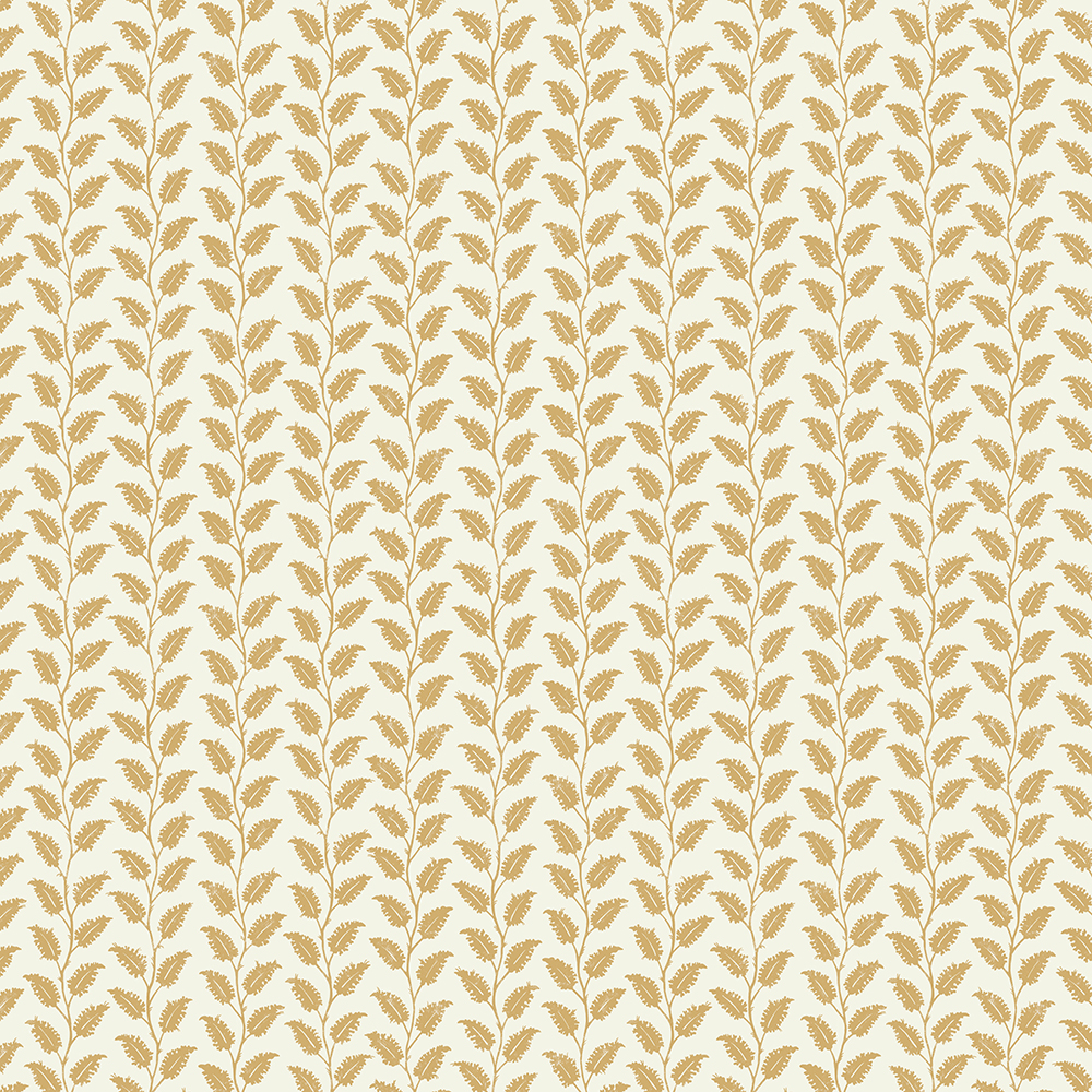 Leaf Wiggle - Smith Yellow - Skirting White