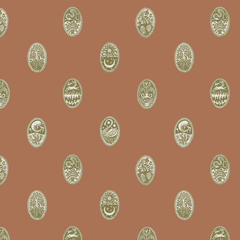 Linear Cameos - Sunday Clay, Trivia and Quartz Linear Cameos - Sunday Clay, Trivia and Quartz