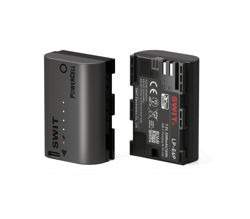 PowerCell LP-E6P | USB-C LE-E6P 16Wh longer running-time battery with indicators, for Canon LP-E6,LP-E6N,LP-E6NH and e.g. Canon EOS cameras PowerCell LP-E6P | USB-C LE-E6P 16Wh longer running-time battery with indicators, for Canon LP-E6,LP-E6N,LP-E6NH and e.g. Canon EOS cameras