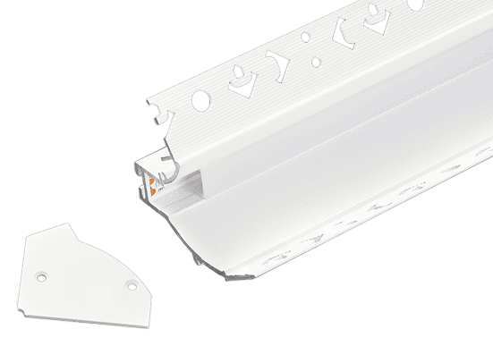 ALS Led Plaster Profile Ceiling Corner Cove White 2m Sheetrock ALS Led Plaster Profile Ceiling Corner Cove White 2m Sheetrock