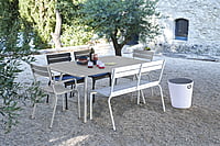 Luxembourg 2/3 Seater Bench with Backrest