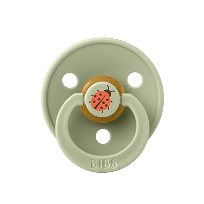 BIBS Pacifier Studio Colour 2 PACK Ladybug Latex size 1 Sage Mix BIBS Pacifier Studio Colour 2 PACK Ladybug Latex size 1 Sage Mix
